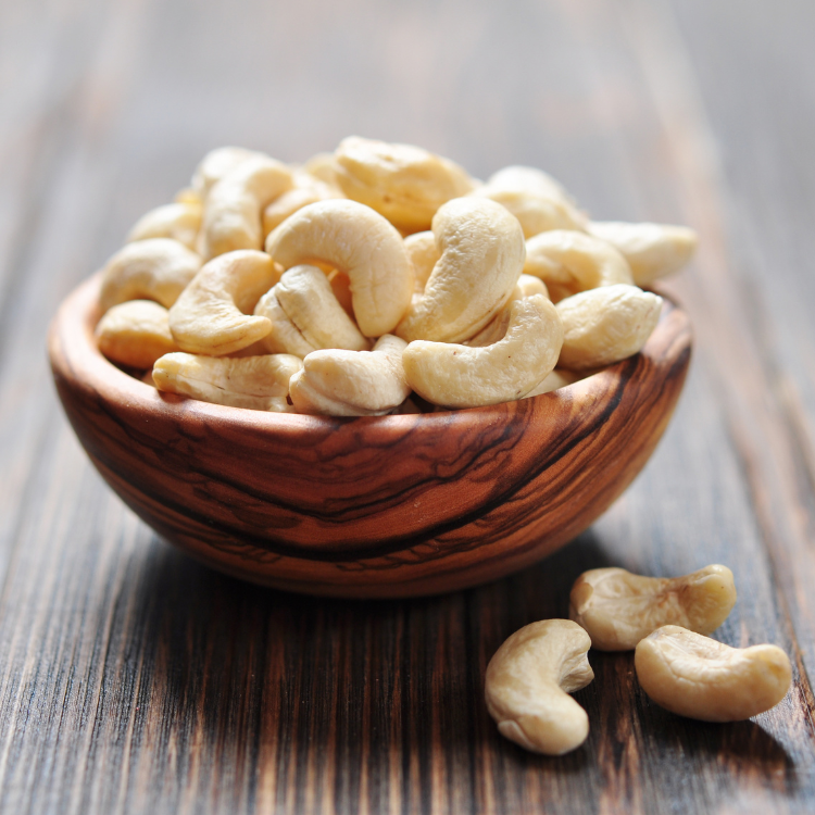 Premium Indian cashews in a branded, quality-led product setting